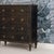 Black 18th Century Swedish Gustavian Period Reeded Commode in Original Black Paint For Sale - Image 8 of 16