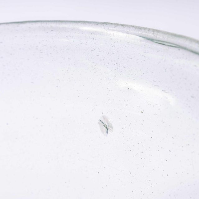 Antique French Mouth Blown Glass Cloche, 1800s For Sale - Image 6 of 8
