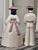 1930’s Weston Ware, California Plantation Couple Vase Pair - Set of 2 For Sale - Image 4 of 13
