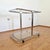 Mid-Century Modern Chrome and Glass Bar Cart, Italy, 1960s For Sale - Image 9 of 14