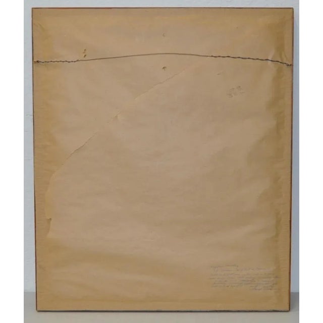 Franz Schmidt "Nuremberg Landscape" Original Gouache on Paper c.1930s For Sale - Image 10 of 11