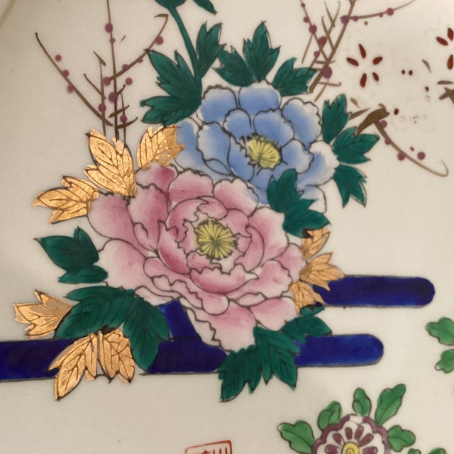 Imari Porcelain Antique Large Scale Japanese Imari Porcelain Platter For Sale - Image 4 of 12