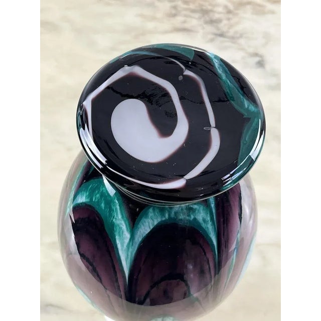 Opaline Glass Vase, Italy, 1970s For Sale - Image 4 of 10