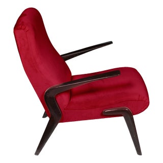 P71 Lounge Chairs by Osvaldo Borsani for ABV, 1950s, Set of 2 For Sale