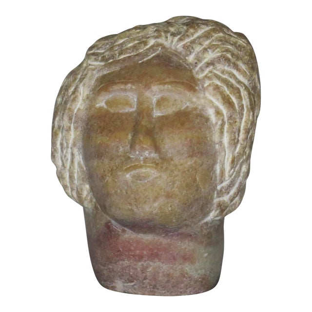 Vintage Greek Stone Mythological Figural Sculpture For Sale