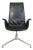 Tulip Chair in Black Leather from Fabricius and Kastholm, 2000s For Sale