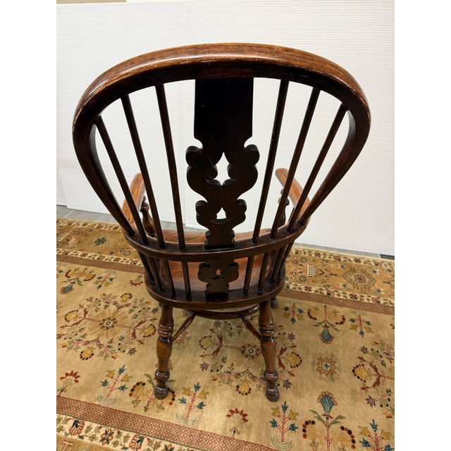 Antonios Antiques English Windsor Armchairs, Pair For Sale - Image 12 of 12