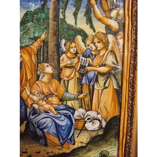 Ceramic Urbino Plaque of Patanazzi Workshop, 1500s For Sale - Image 7 of 11