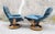 Very rare models with manually adjustable backrests in this flattering green color. More common models are more boxy and...