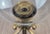 Brass 1990s 23.5" Castilian Imports Solid Brass Scroll & Glass Hurricane Candle Holder For Sale - Image 8 of 15