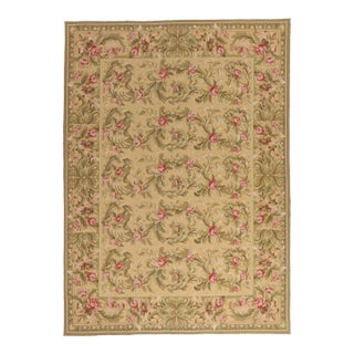 Vintage Chinese Aubusson Rug, 08'10 X 12'03 For Sale