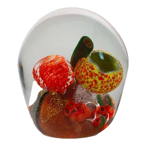 Late 20th Century Collette Fortin Signed Contemporary Orange Underwater Coral Design Studio Art