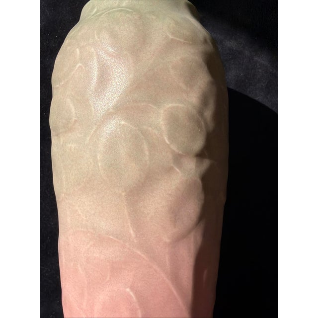 Offered here is an elegant and highly collectible Rookwood Pottery Foxglove vase, shape 2692, produced in 1923, during the...