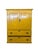 Rustic Antique Yellow Tuscan Pantry Cabinet, 1890s For Sale - Image 3 of 6