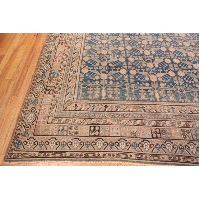 Ivory Nazmiyal Collection Antique East Turkestan Khotan Rug For Sale - Image 8 of 9