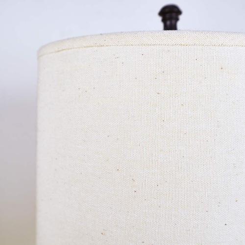 Black Vintage Metal Floral Table Lamp For Sale - Image 8 of 13