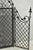 Antique Gothic Arts & Crafts Wrought Iron Scrolling Folding Fireplace Screen For Sale - Image 9 of 18