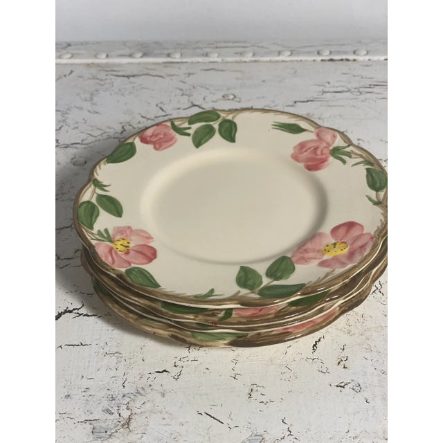 1990s Franciscan Desert Rose Bread Plates- Set of 4 For Sale In Boston - Image 6 of 12