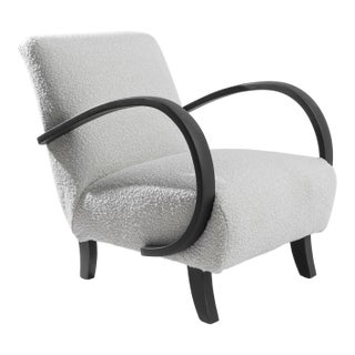 1960s Czech Wooden Armchair by J. Halabala For Sale