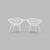 We are offering a beautiful set of two Diamond chairs from the renowned German manufacturer Knoll for sale. The chairs...
