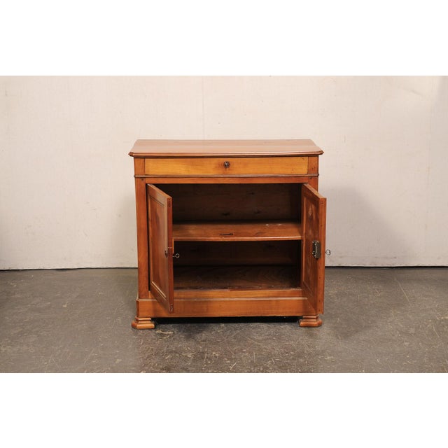 French Antique Cherry Wood 2-Door Cabinet For Sale - Image 14 of 14