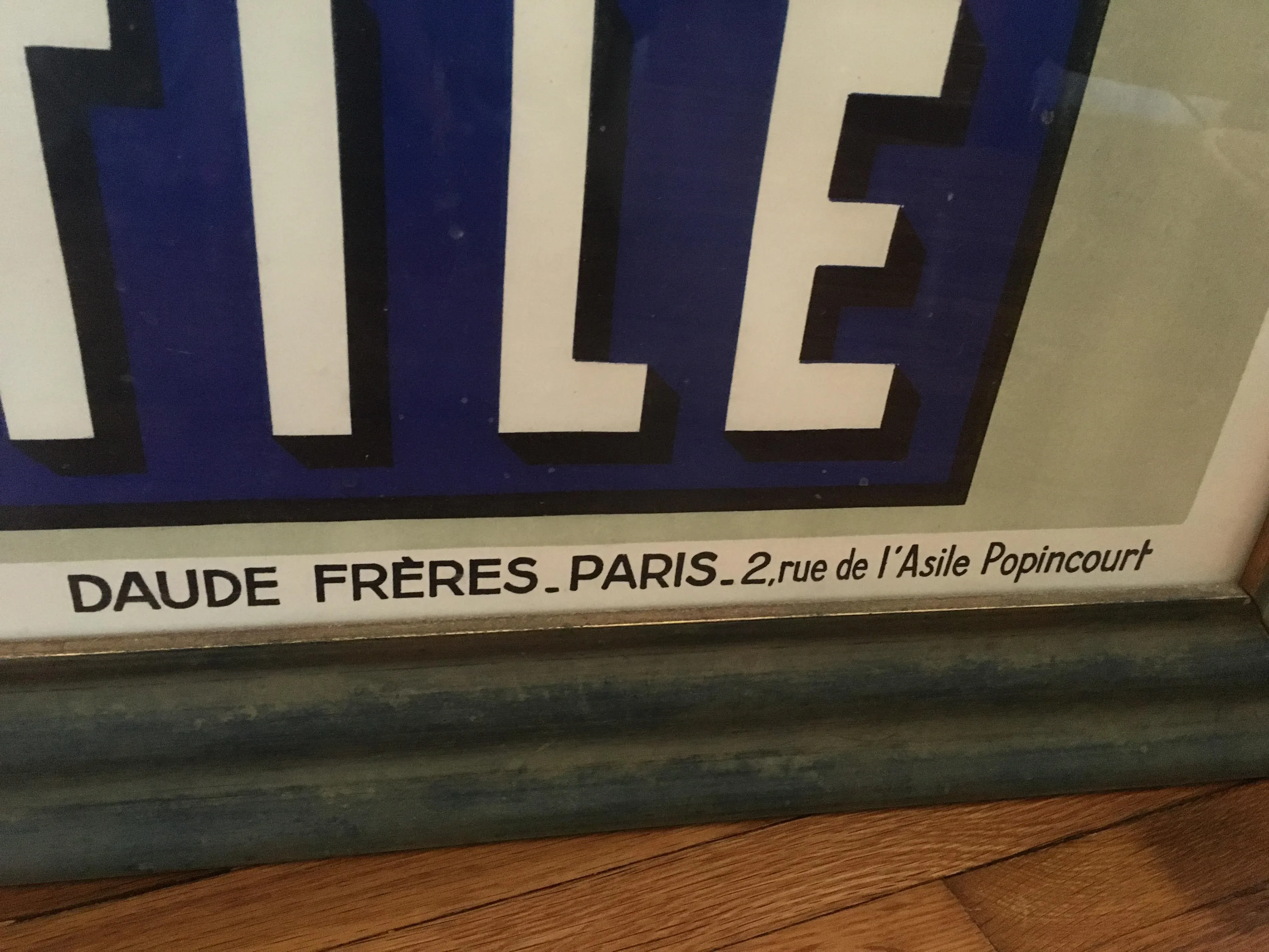 LuLu Le Petit Ecolier Lithograph Poster | Chairish
