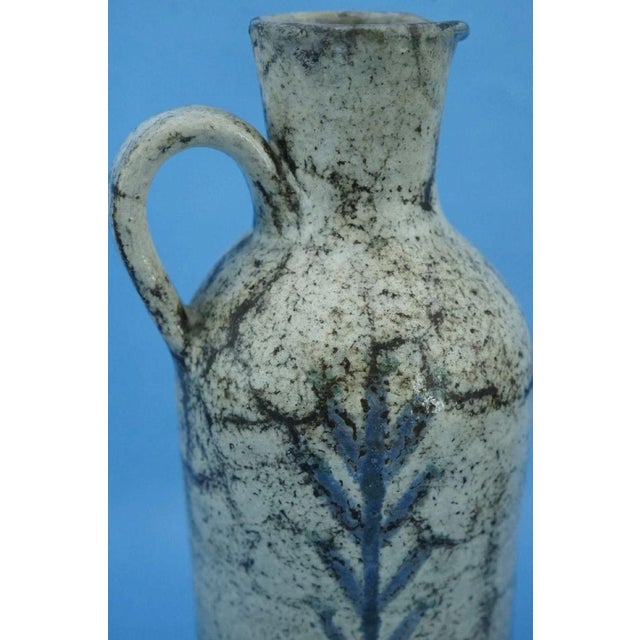 20th Century Ceramic Jug Vase by Atelier Le Mûrier of Gustave Reynaud, Vallauris France., 1950s For Sale - Image 13 of 18