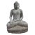 Antique Asian Balinese Stone Sitting Buddha Statue For Sale