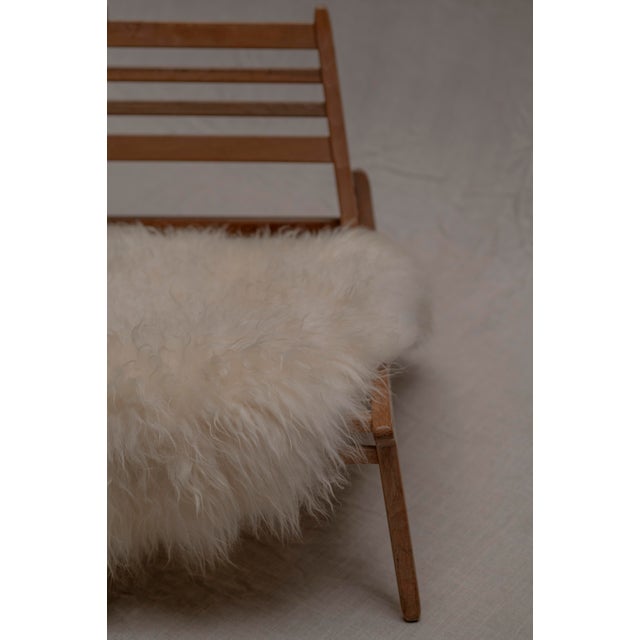 Wood Vintage Hunting Lounge Chair from VEB Deutsche Werkstätten Hellerau, 1950s For Sale - Image 7 of 16