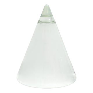 Italian Table Lamp in Milk Glass by Giusto Toso for Leucos, 1970s For Sale