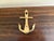 Brass Late-20th Century Nautical Cast Brass Anchor Door Knocker For Sale - Image 8 of 8