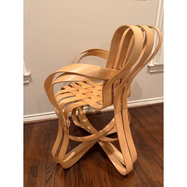 Frank Gehry Cross Check Arm Chair For Sale - Image 9 of 9