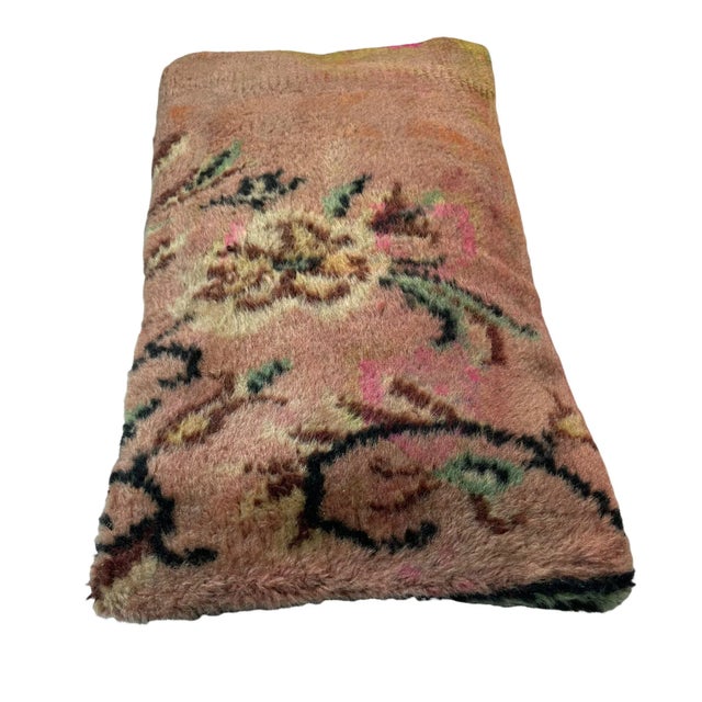 1960s Vintage Turkish Handmade Cushion Cover For Sale - Image 5 of 11