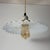 Antique White Opaline Glass “Frill” Pendant Light, 1930s For Sale - Image 4 of 7