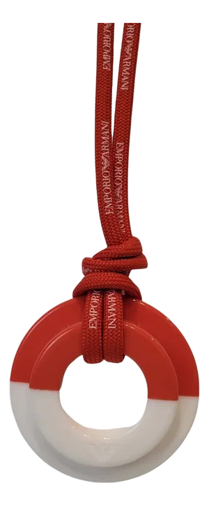 White and Red Necklace from Emporio Armani, Italy
