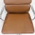 Brown Eames for Herman Miller Aluminum Group Soft Pad Management Chair - Brown Leather For Sale - Image 8 of 10