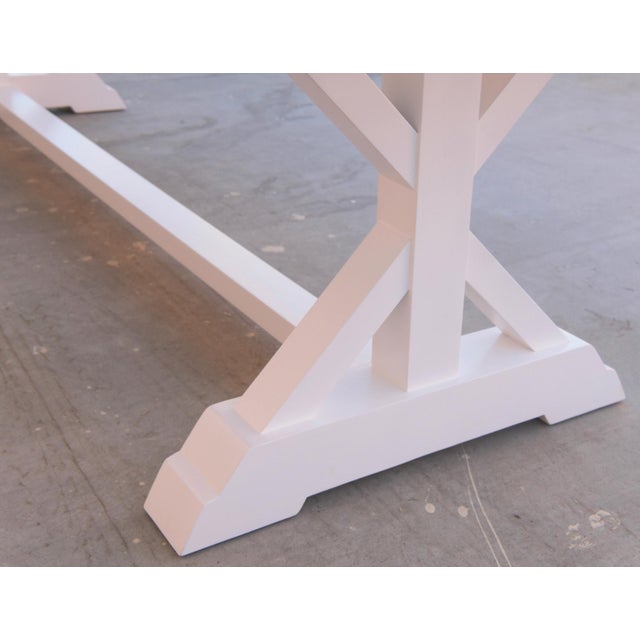 Modern Elsa Dining Table in Lacquered Oak For Sale - Image 3 of 8