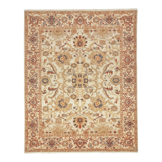Vintage Ziegler Style Handmade Rug. 8'2"x 10'3" For Sale