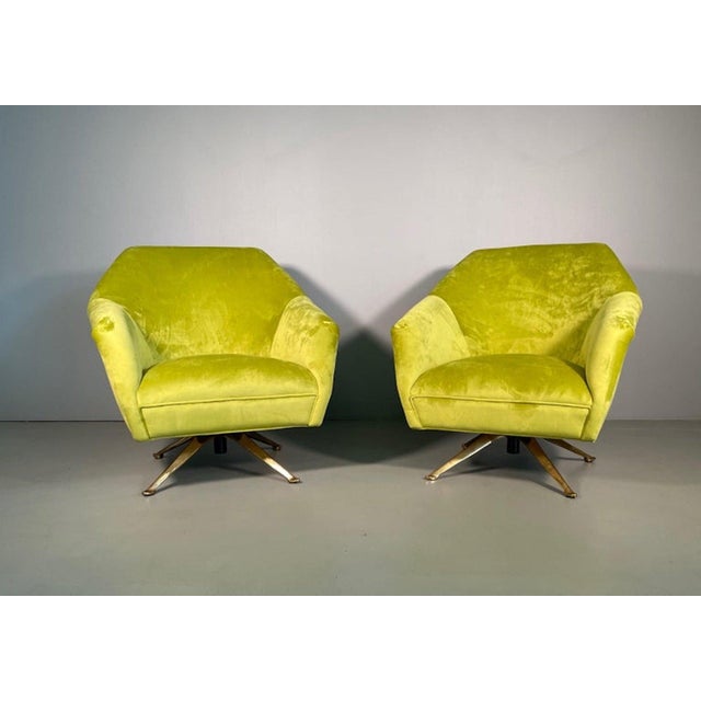 1950s P32 Model Chairs by Osvaldo Borsani for Tecno, 1950, Set of 2 For Sale - Image 5 of 18