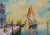 19th Century 19th Century Mediterranean Painting by s.r. Torello of Venetian Scene For Sale - Image 5 of 10