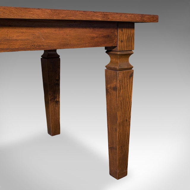 Antique Kitchen Diner Table, English, Walnut, Four Seat Dining, Edwardian, 1910 For Sale - Image 11 of 11