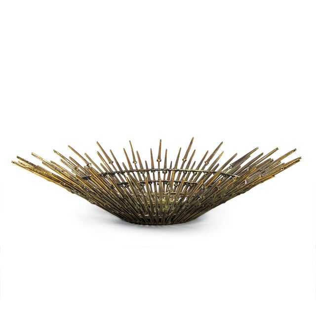 Traditional Regina Andrew Zon Iron Bowl, Brass For Sale - Image 3 of 6