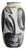 Abstract Studio Pottery Black and White Vase, 1980s For Sale