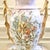 Shabby Chic Antique Pink, White, Pastel Colored Urn Form Lamp, With Gold Highlights For Sale - Image 3 of 10