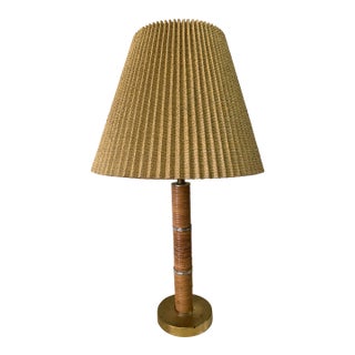 Vintage Gabriella Crespi Style Pencil Reed Lamp For Sale