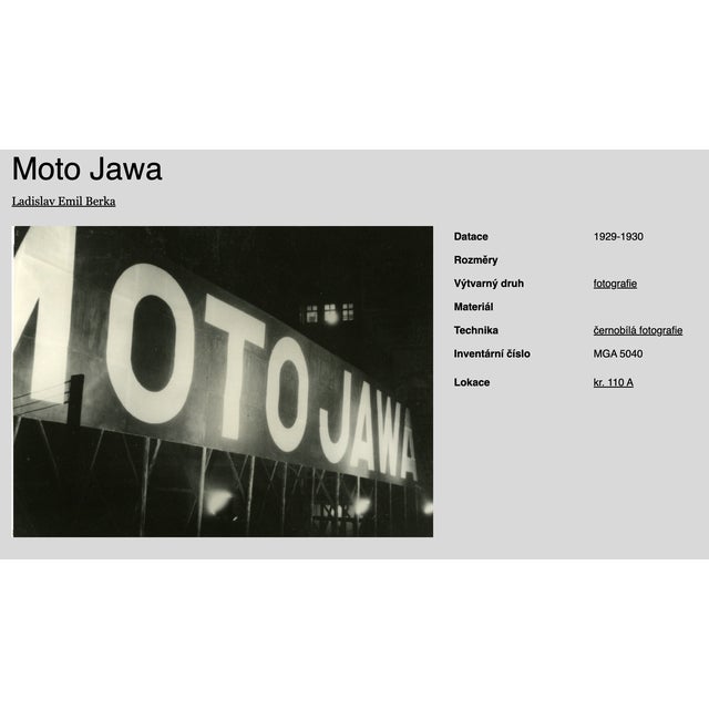 Modern L. E. Berka, Motojawa, 1929-30, Signed Gelatin Silver Print For Sale - Image 3 of 7