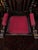 Red Victorian Jacobean Revival Carved Oak Dining Chairs, 1890s, Set of 6 For Sale - Image 8 of 18