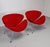 Pair of vintage 'Orange Slice' chairs by Pierre Paulin. Circa 1970s. While unlabelled, the proportions, stance and...