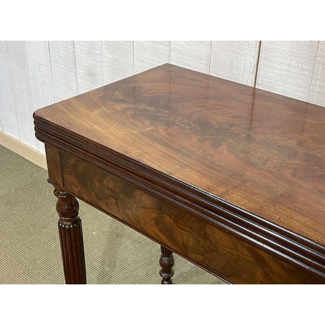 19th Century Louis Philippe Mahogany Games Table For Sale - Image 4 of 14