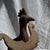 Brown Traditional Indonesian Decorative Wooden Bird on a Base with Crest For Sale - Image 8 of 17